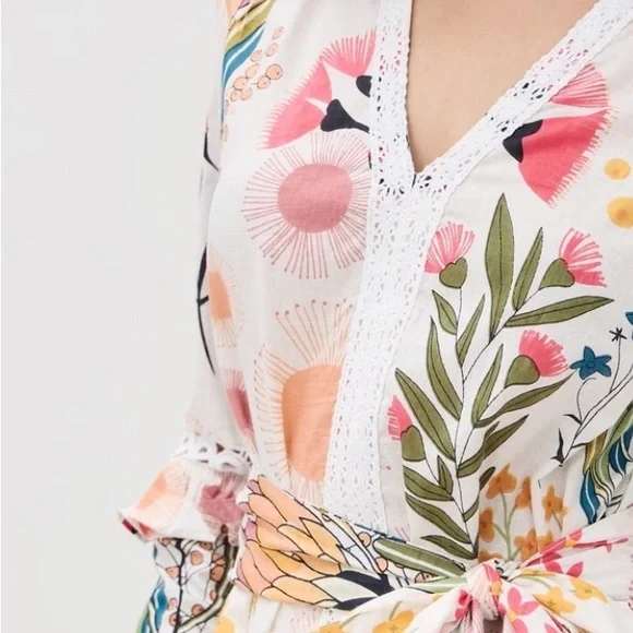 Guadalupe Design
Madelyn Short Dress Floral Print Ruffle Dress - Picture 7 of 7